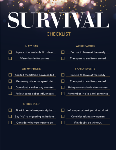 SURVIVAL CHECKLIST **FREE OFFER**